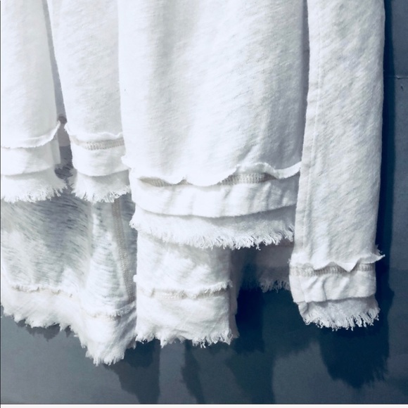 ❗️Top Rated FREE PEOPLE White Aster Henley Top NWT - Picture 6 of 7